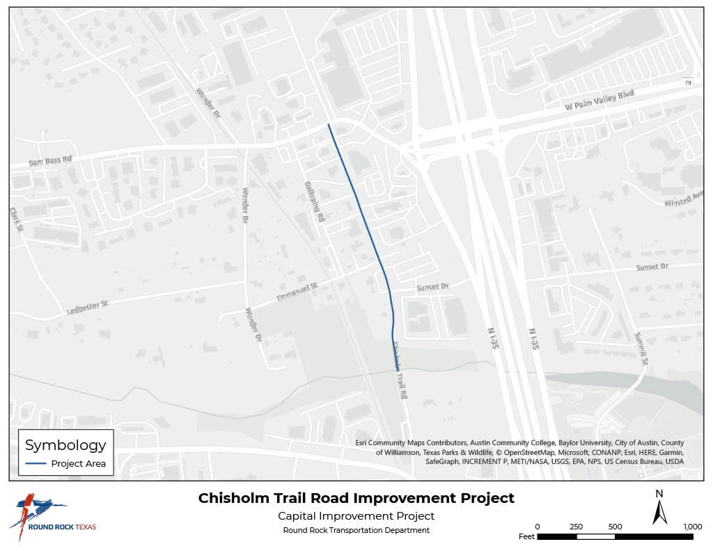 Chisholm Trail South Improvements City Of Round Rock   Chisholm Trl Rd CIP1024 1 