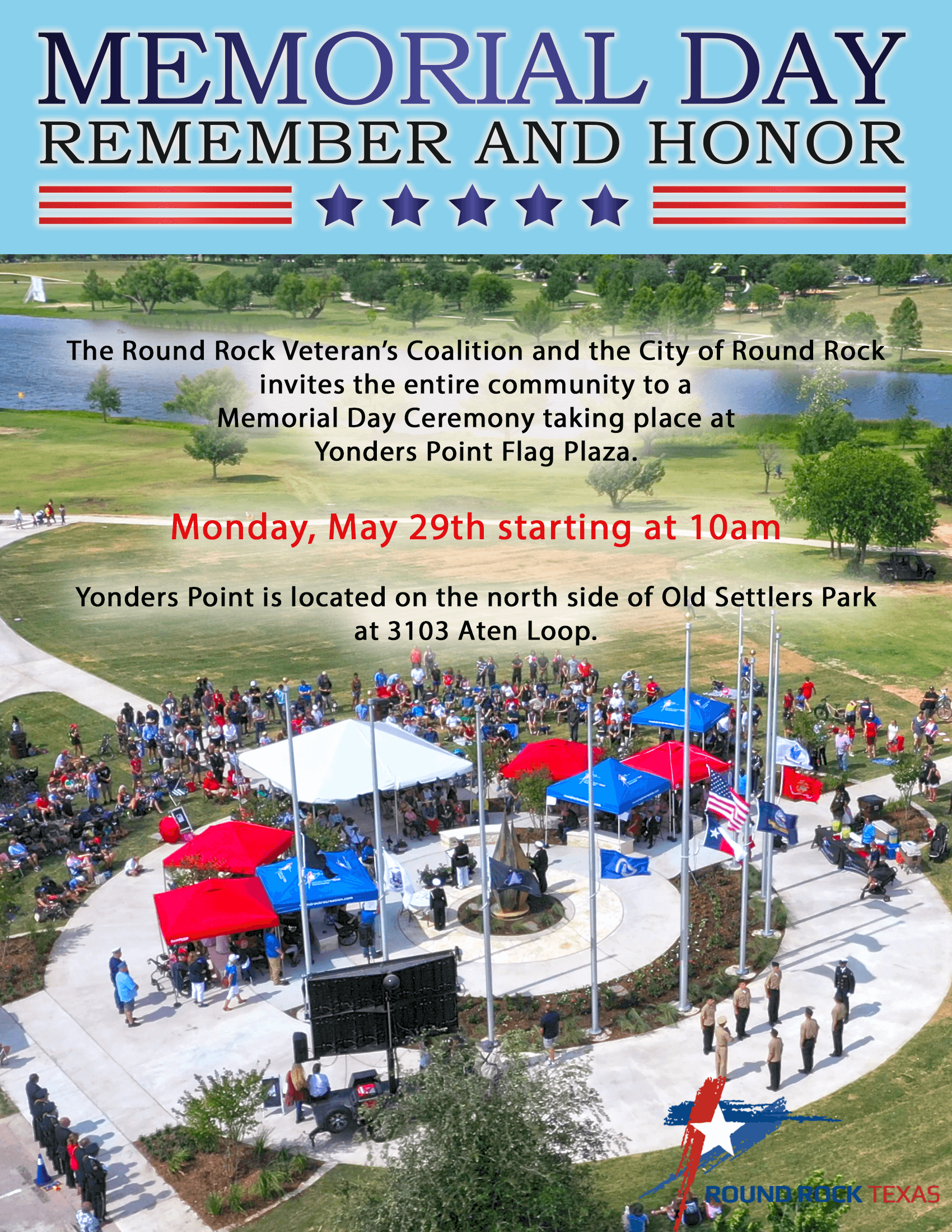 Memorial Day Remember and Honor Event City of Round Rock