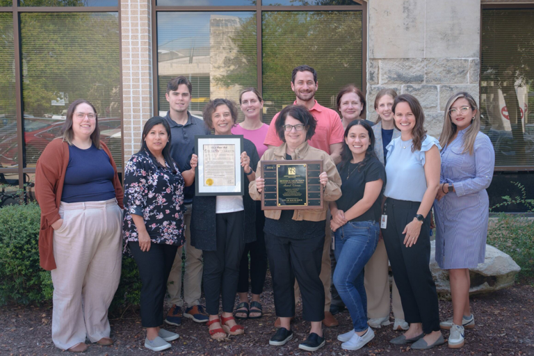 Staff with APA Excellence Award 2024